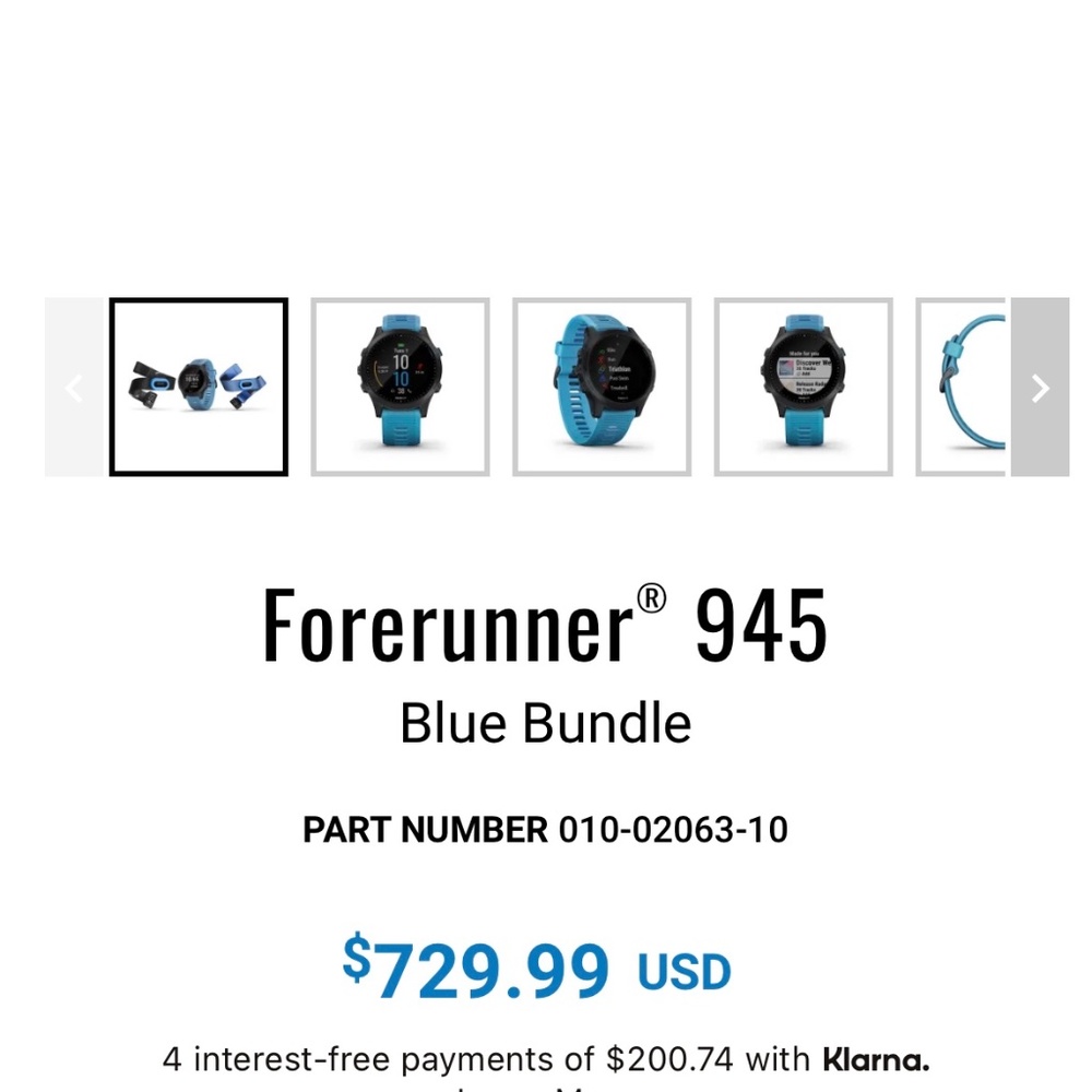 Garmin Forerunner 945 Bundle